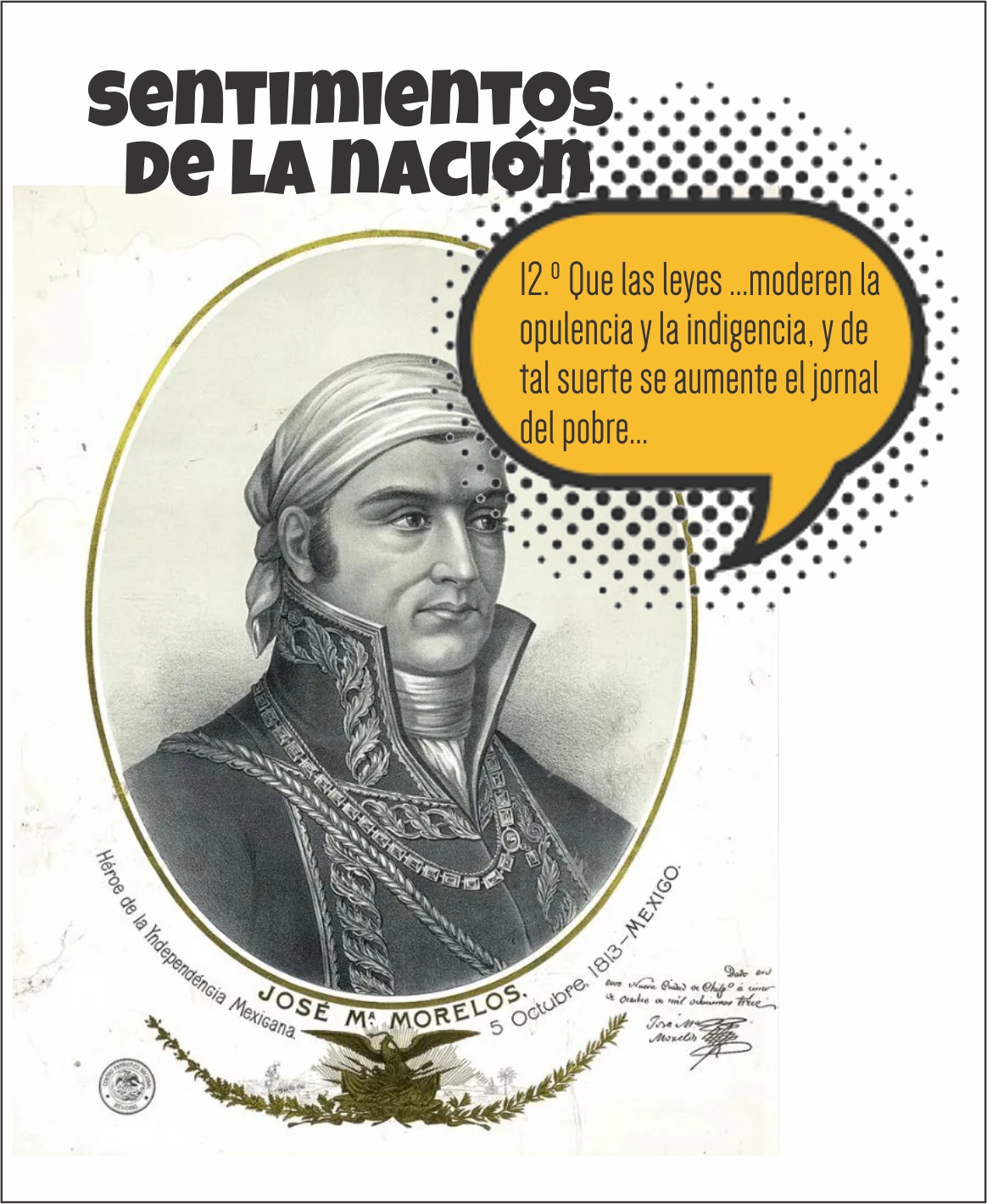 LOS SENTIMIENTOS DE LA NACION, AYER Y HOY